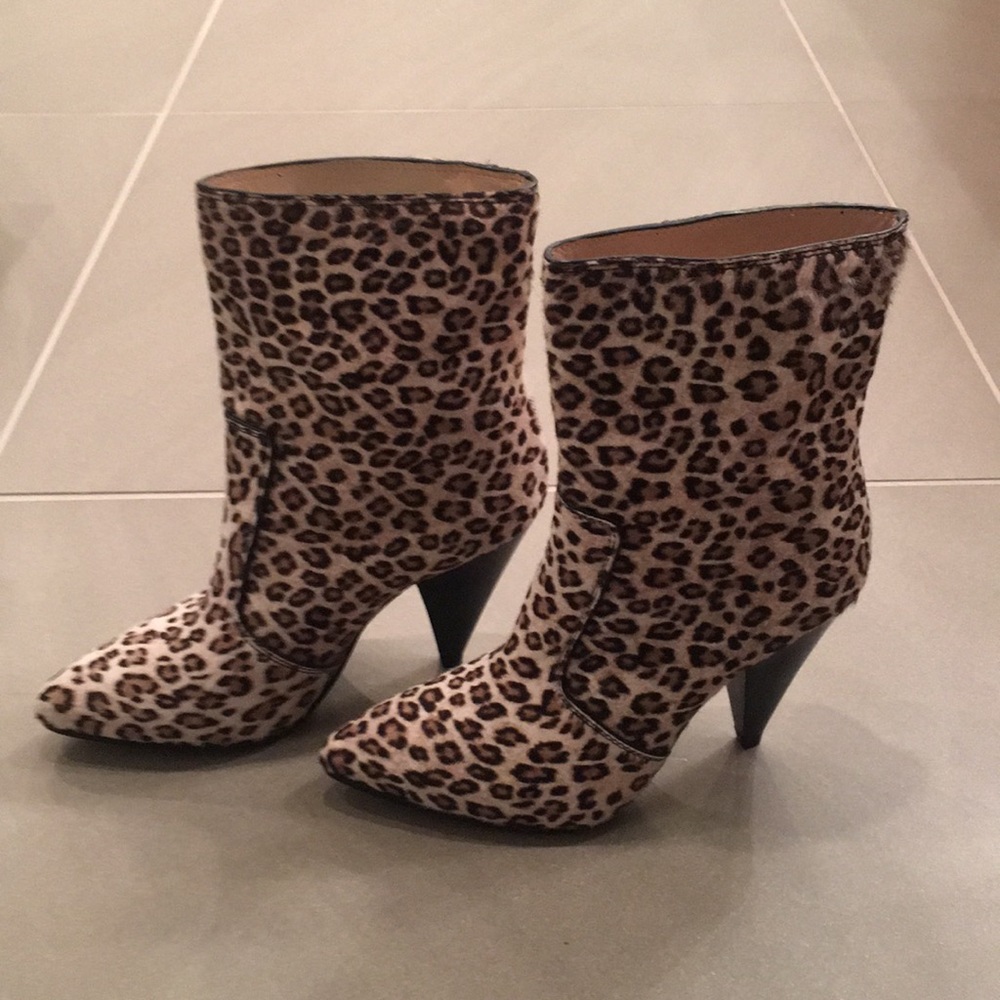 Stuart Weitzman Leopard Boots- NEW!